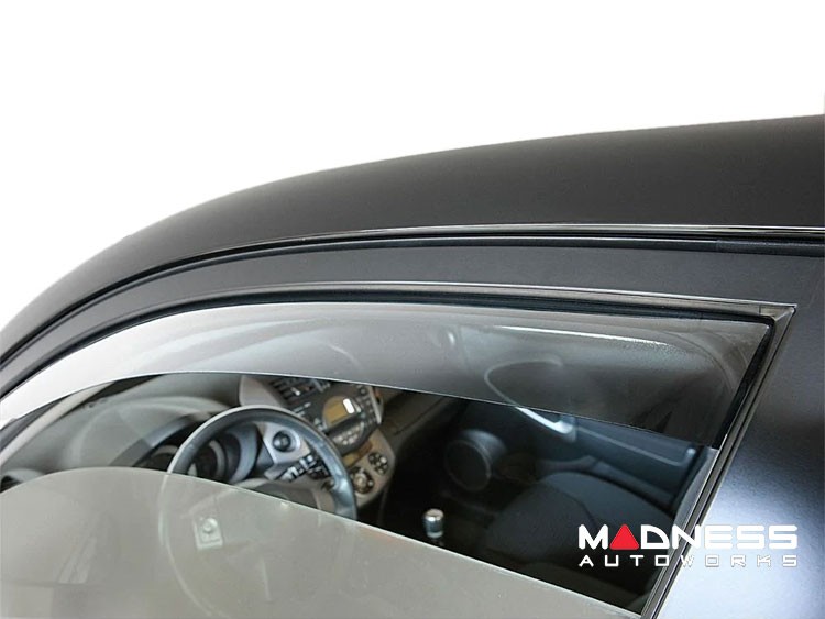 FIAT 500 Side Window Air Deflectors OMAC